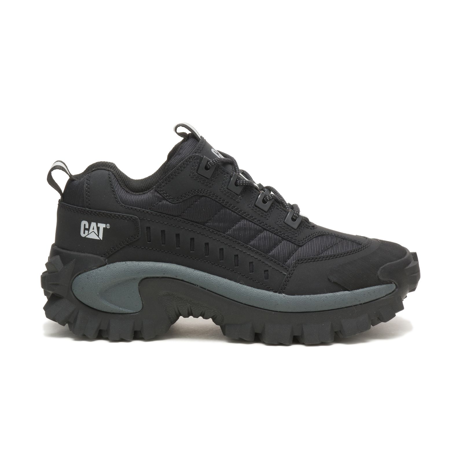 Caterpillar Shoes Online - Caterpillar Intruder Womens Casual Shoes Black/Dark Grey (657108-BPZ)
